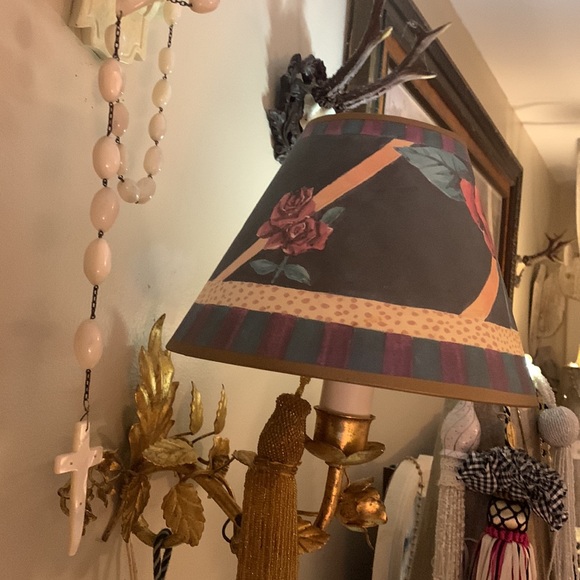 RARE Mackenzie Child’s medium sized floral lampshade EUC - Picture 4 of 10